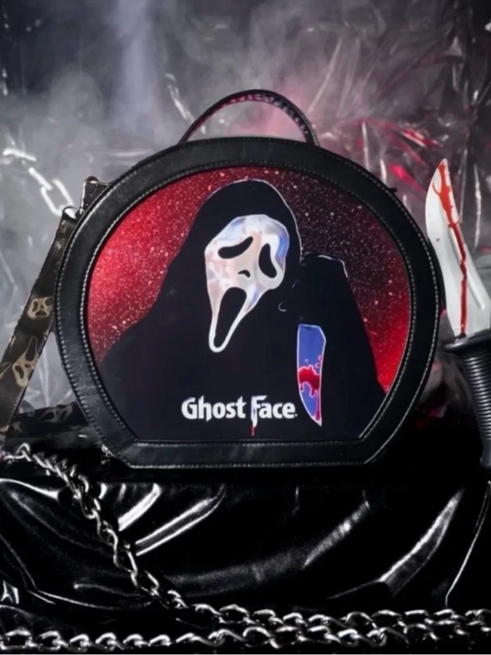 Glamlite x Ghost Face Lenticular Motion Makeup Travel Bag Limited Edition Scream